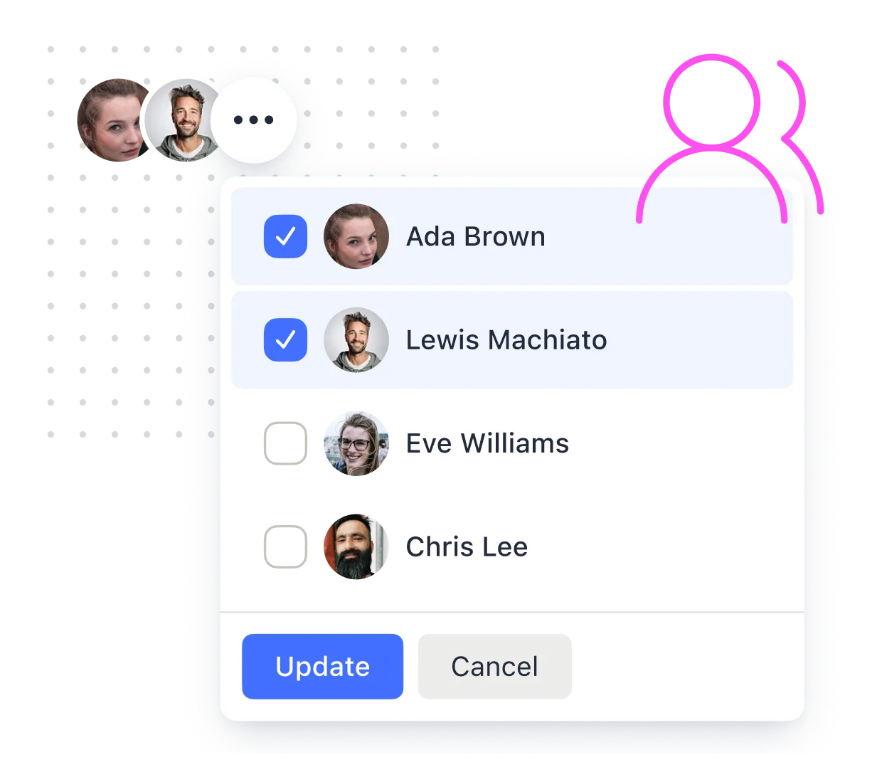 Screenshot for the add your team